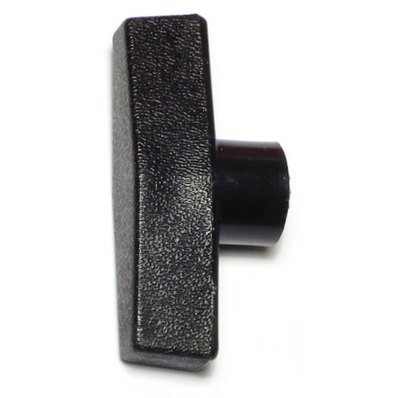 Midwest Fastener 3/8"-16 x 2-1/2" Black Plastic Coarse Thread Bar Knobs 3PK 66687